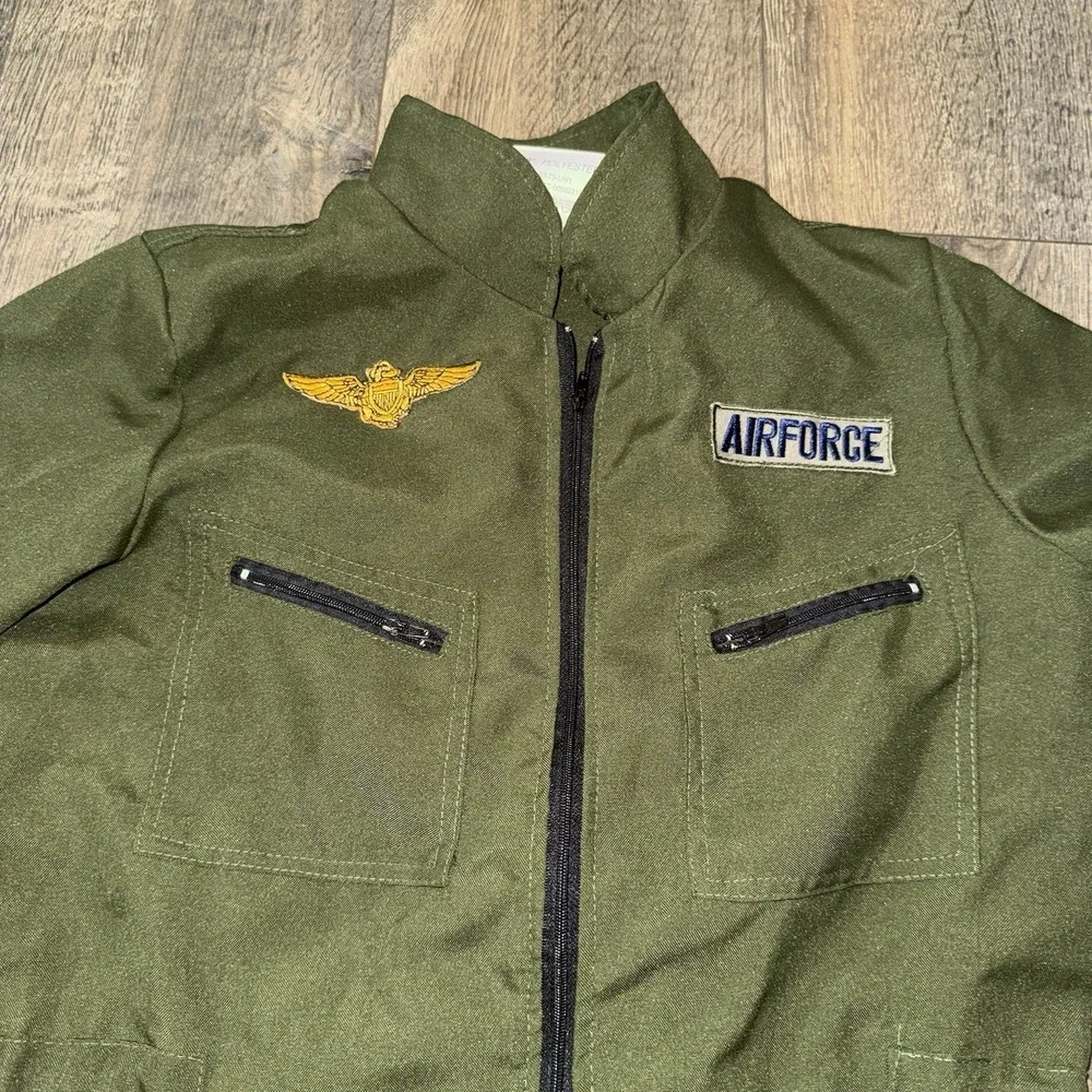 Fighter Pilot Costume Teens Boys 4ft long‎ Suit Pretend Play Dress Halloween